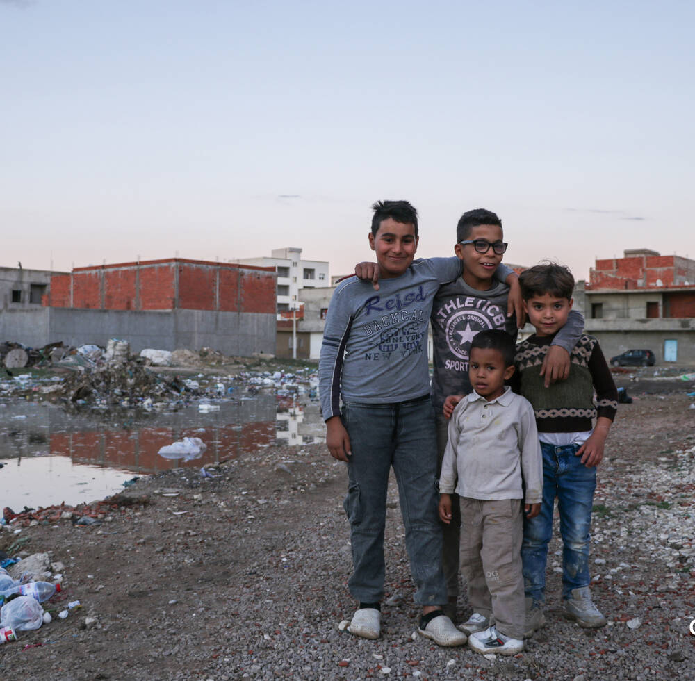 Young migrants, Kairouan, Tunisia