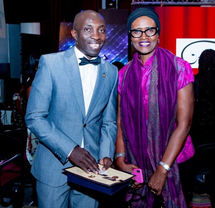 Raphael Obonyo and Ms. Winnie Byanyima, the new Executive Director, UNAIDS