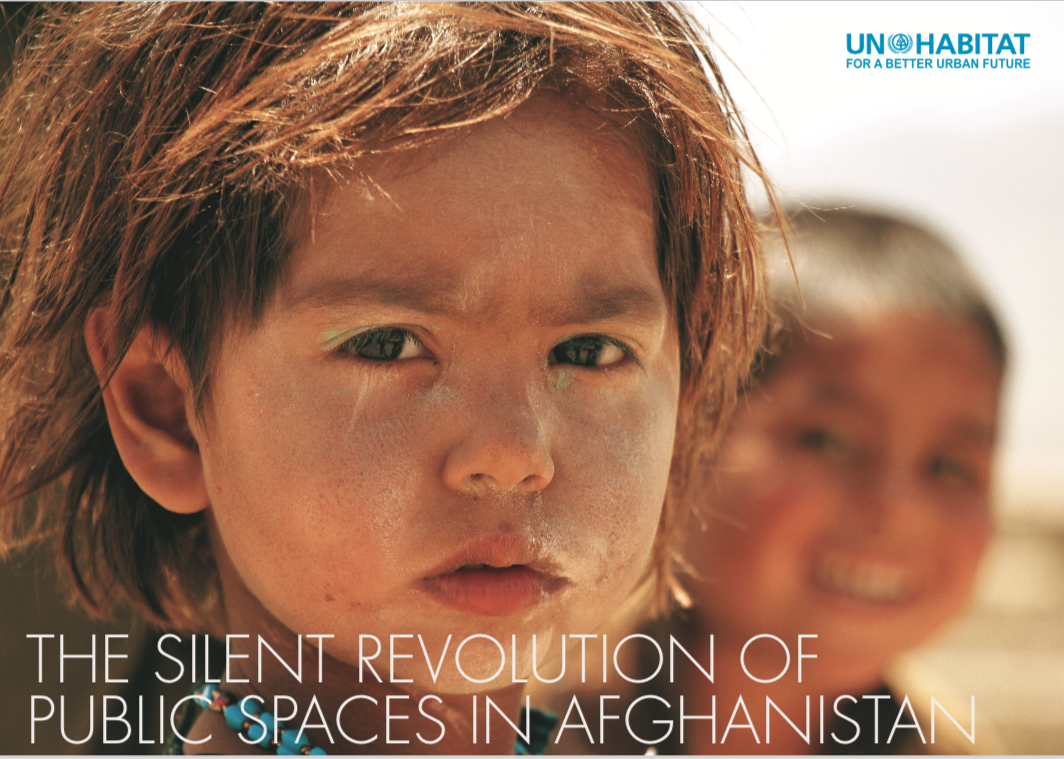 Cover image of the photobook The Silent Revolution of Public Spaces in Afghanistan