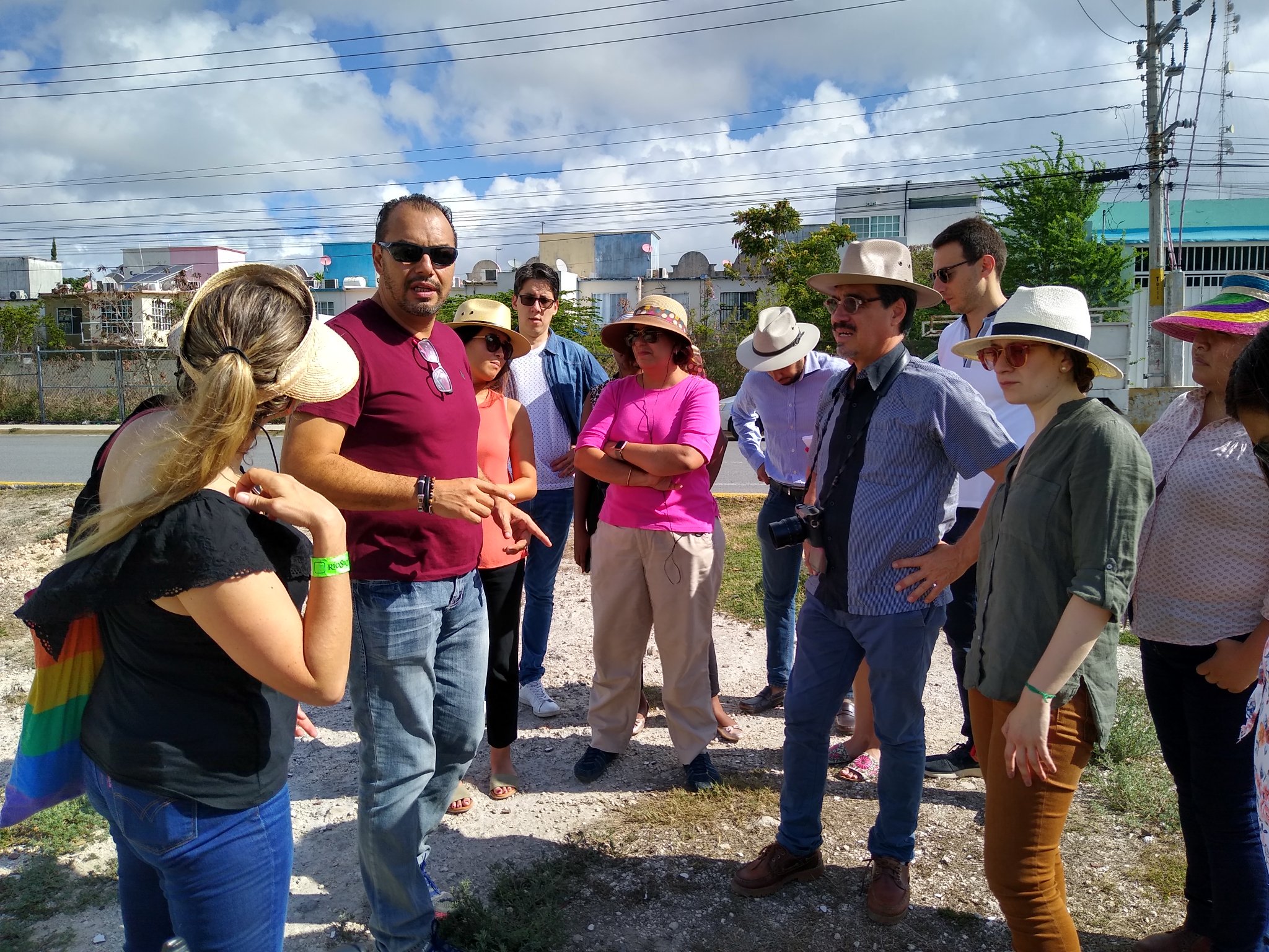 UN-Habitat team visits strategic points in the peninsula of Yucatan, Mexico1