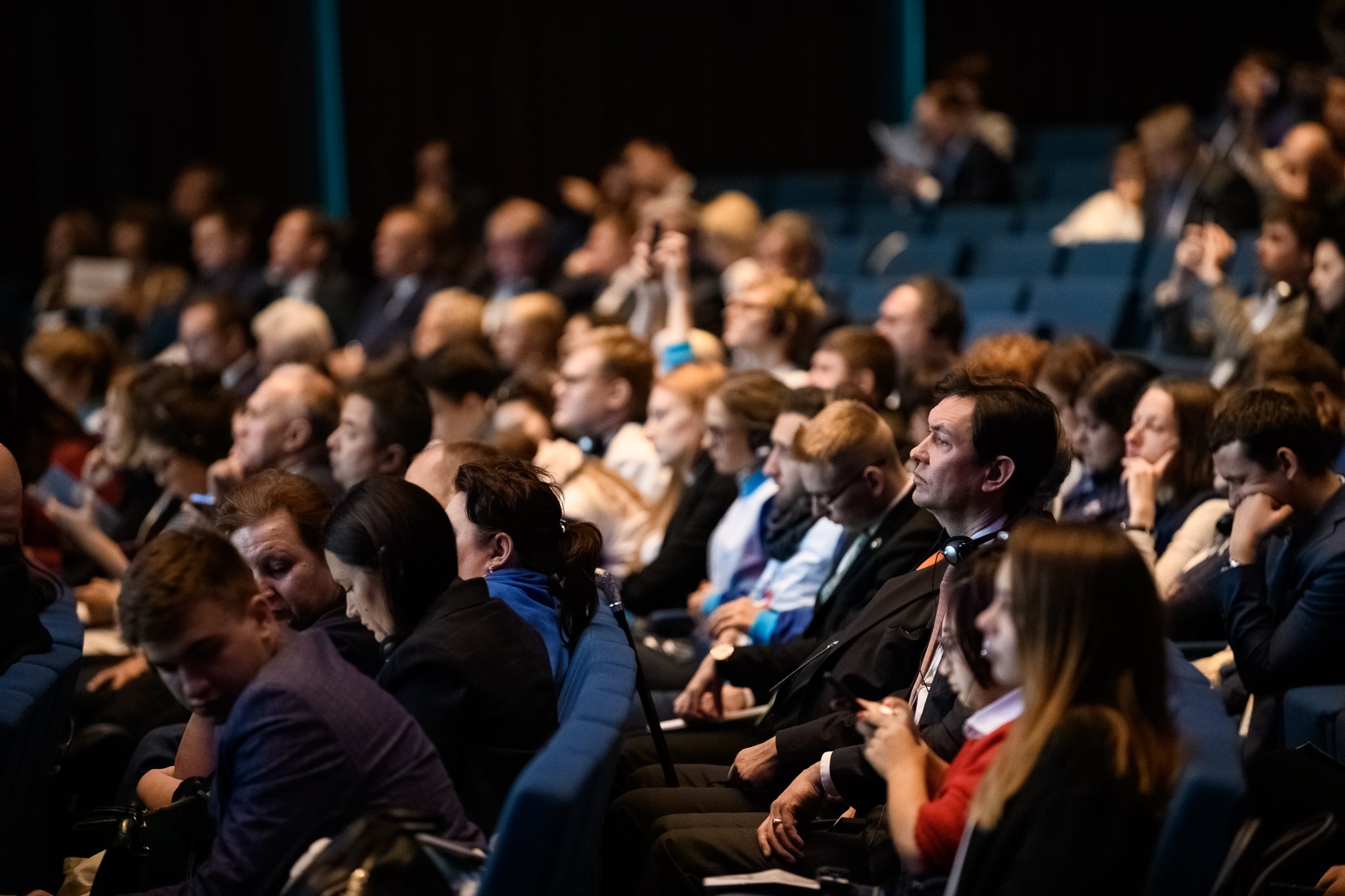 The audience at the pre event.