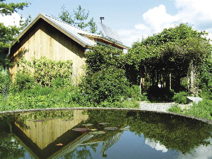 Ecopavilion in the Strathcona Community Garden, Vancouver