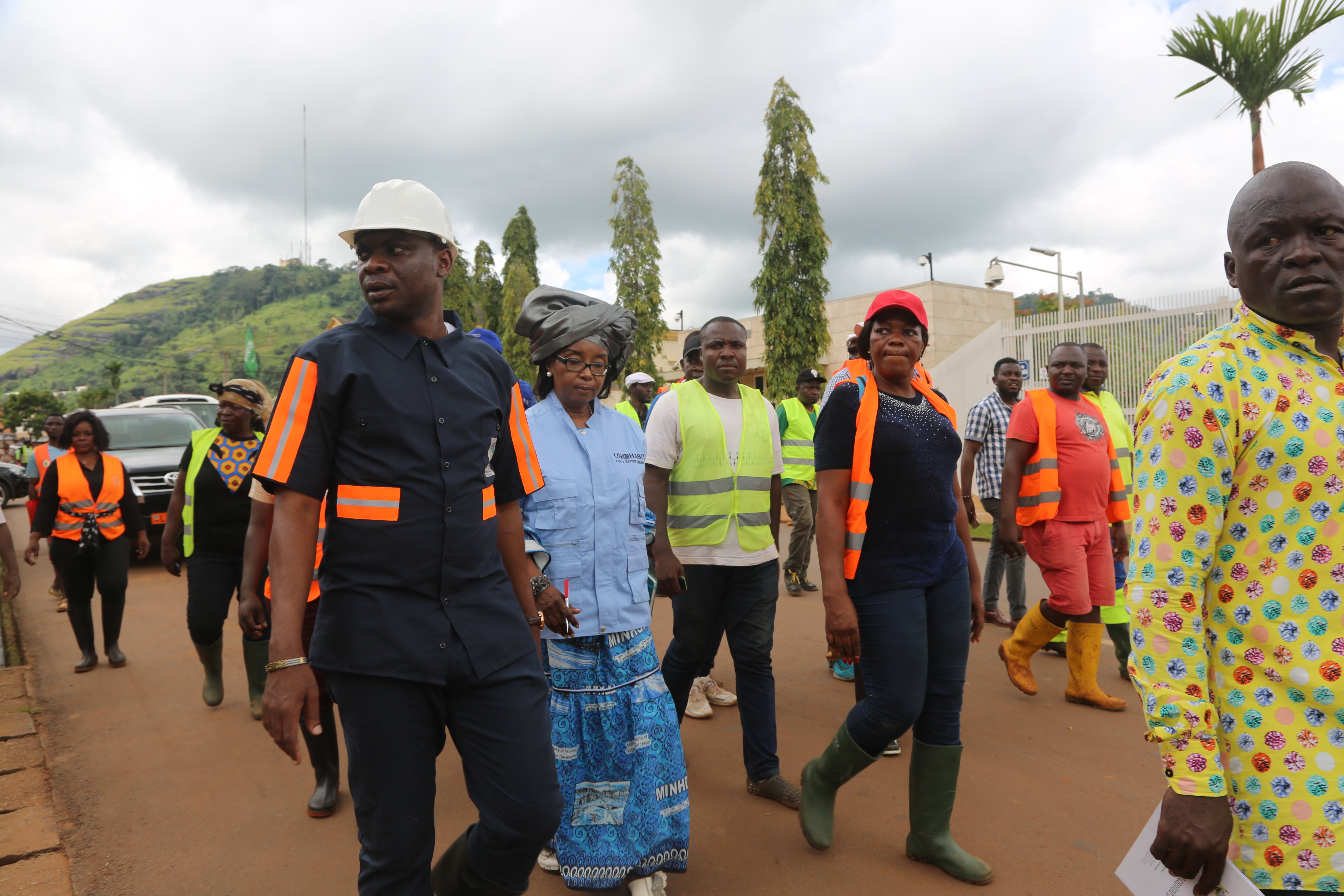 Members of the community that participated in the clean up excercise