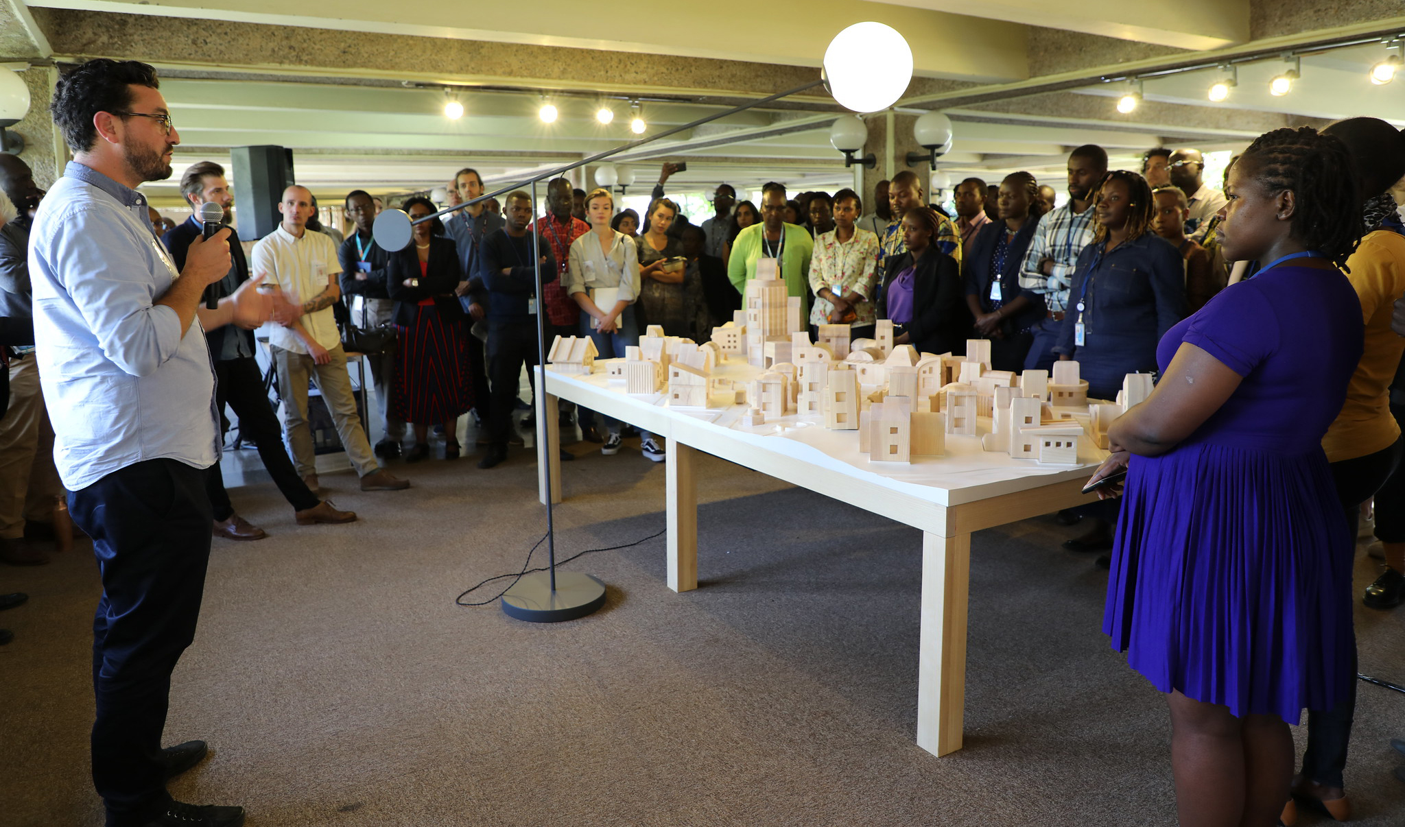 Solarville was presented at the UN offices in Nairobi