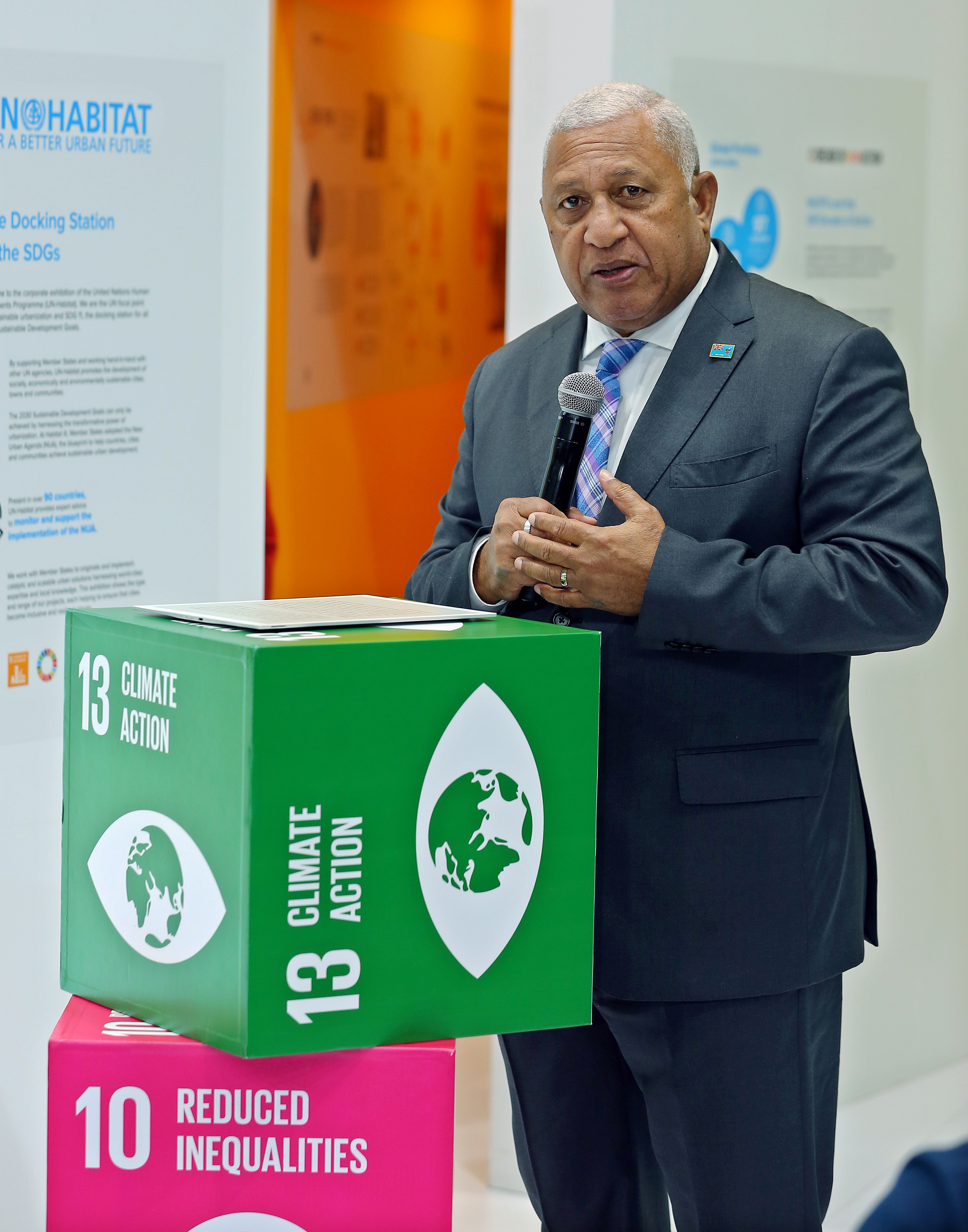 Prime Minister of Fiji launches Flagship Programme on supporting urban poor to cope with climate change impact