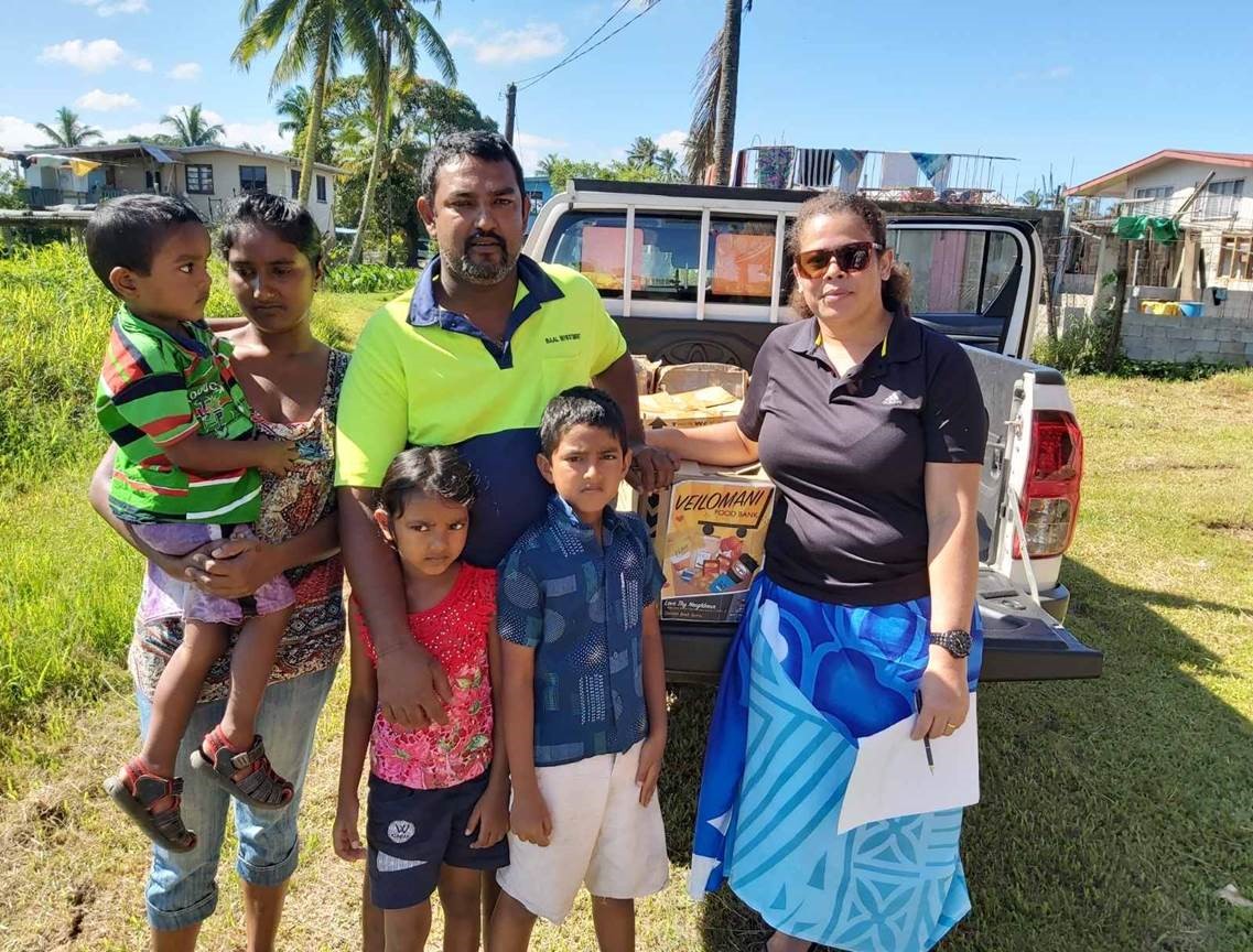 Households receiving food support from the Veilomani Food Bank to mitigate the effects of COVID-19 in Fiji on 2 July 2020