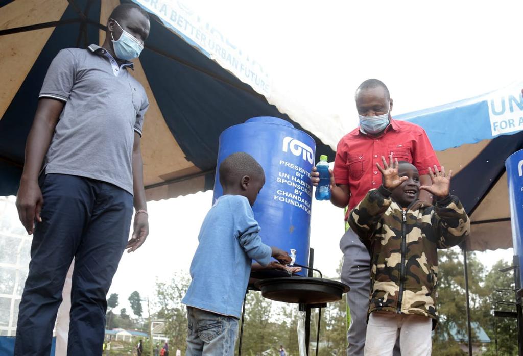 UN-Habitat launches distribution of handwashing facilities to schools in Nairobi’s informal settlement 