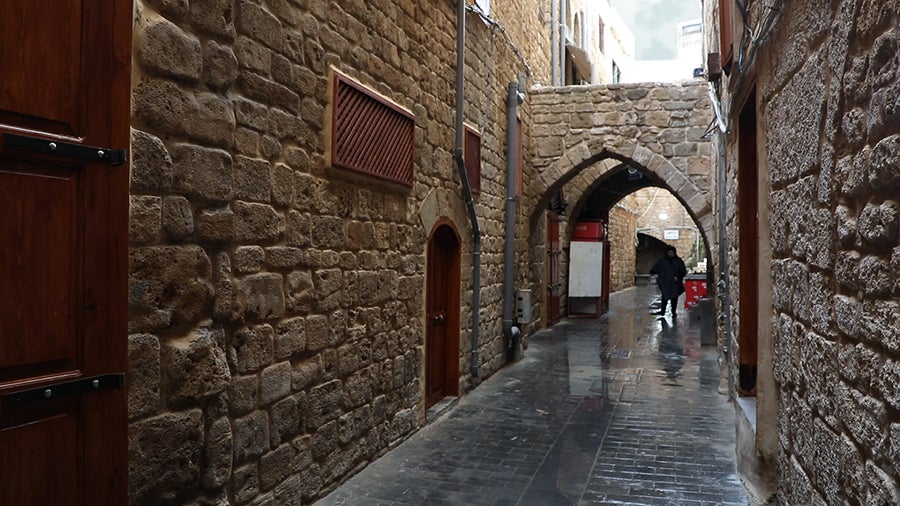 Furn al Saha neighbourhood in Old Saida after renovation