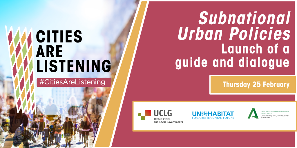 Global subnational urban policies: Launch of a guide and dialogue