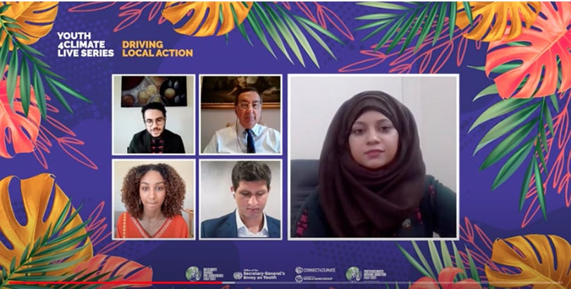 Youth discuss creative climate action in interactive meetings