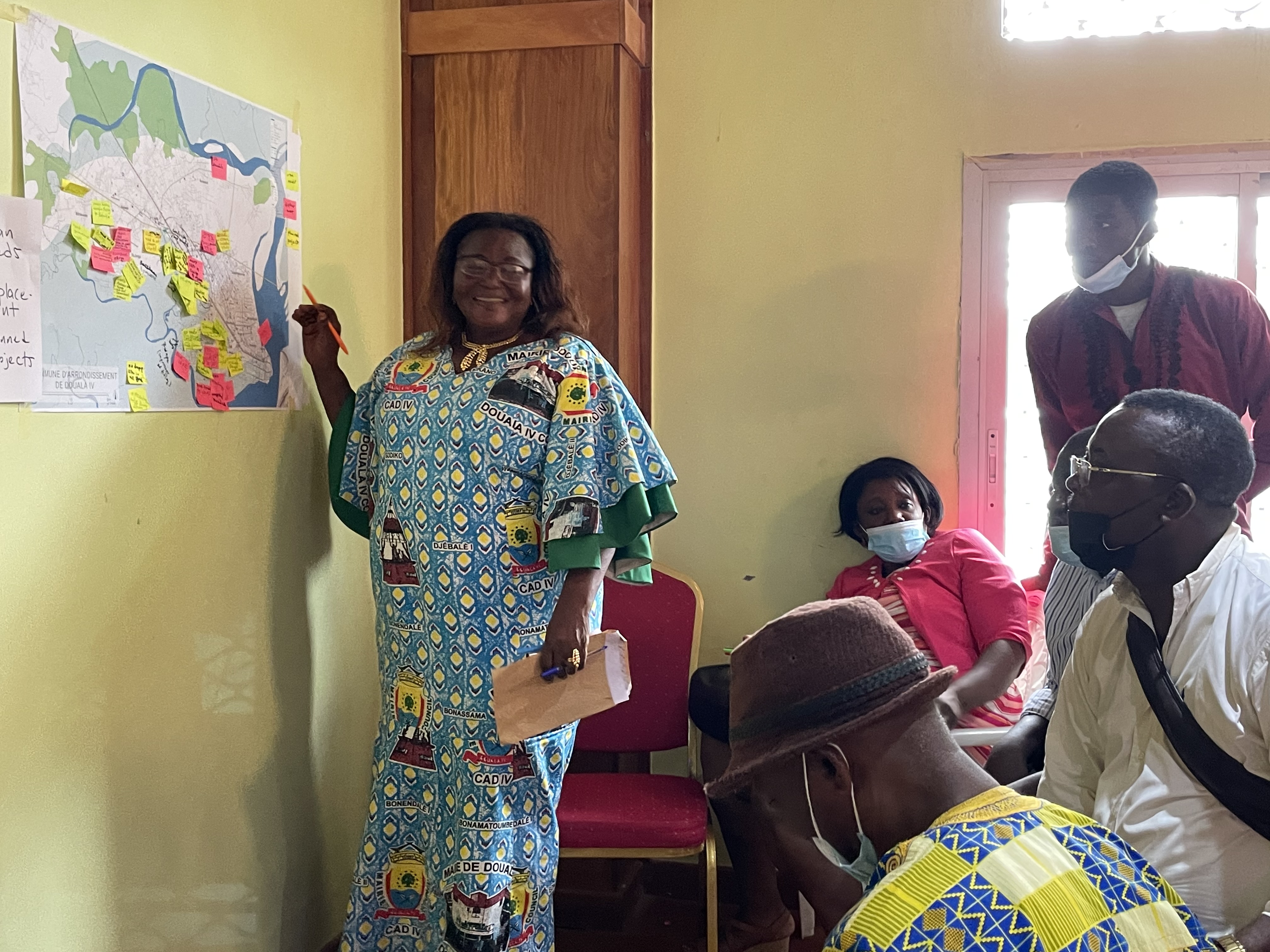 Workshop participant describes challenges faced by women and children in Cameroon’s Douala IV IDP communities
