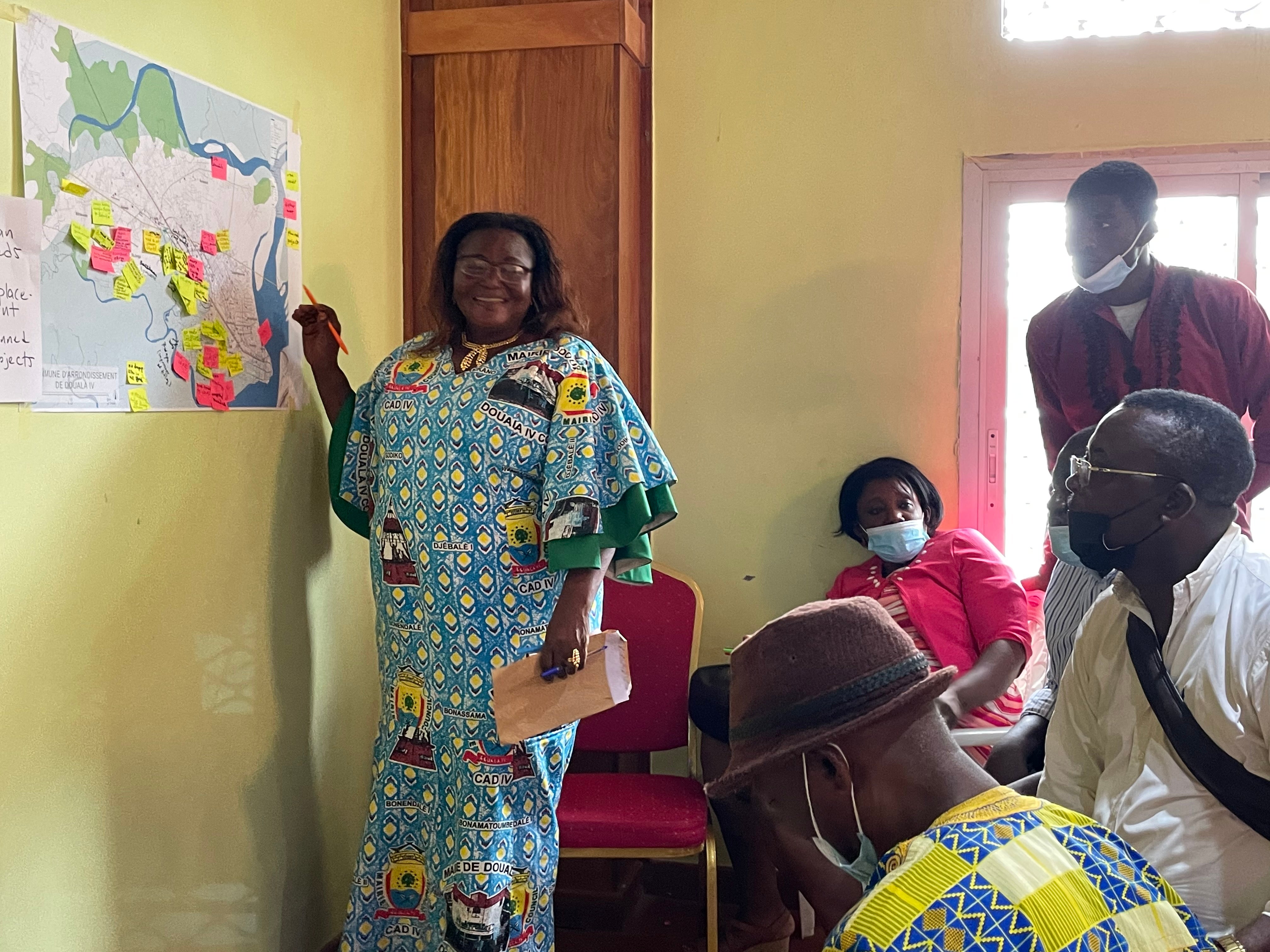 Workshop participant describes challenges faced by women and children in Cameroon’s Douala IV IDP communities