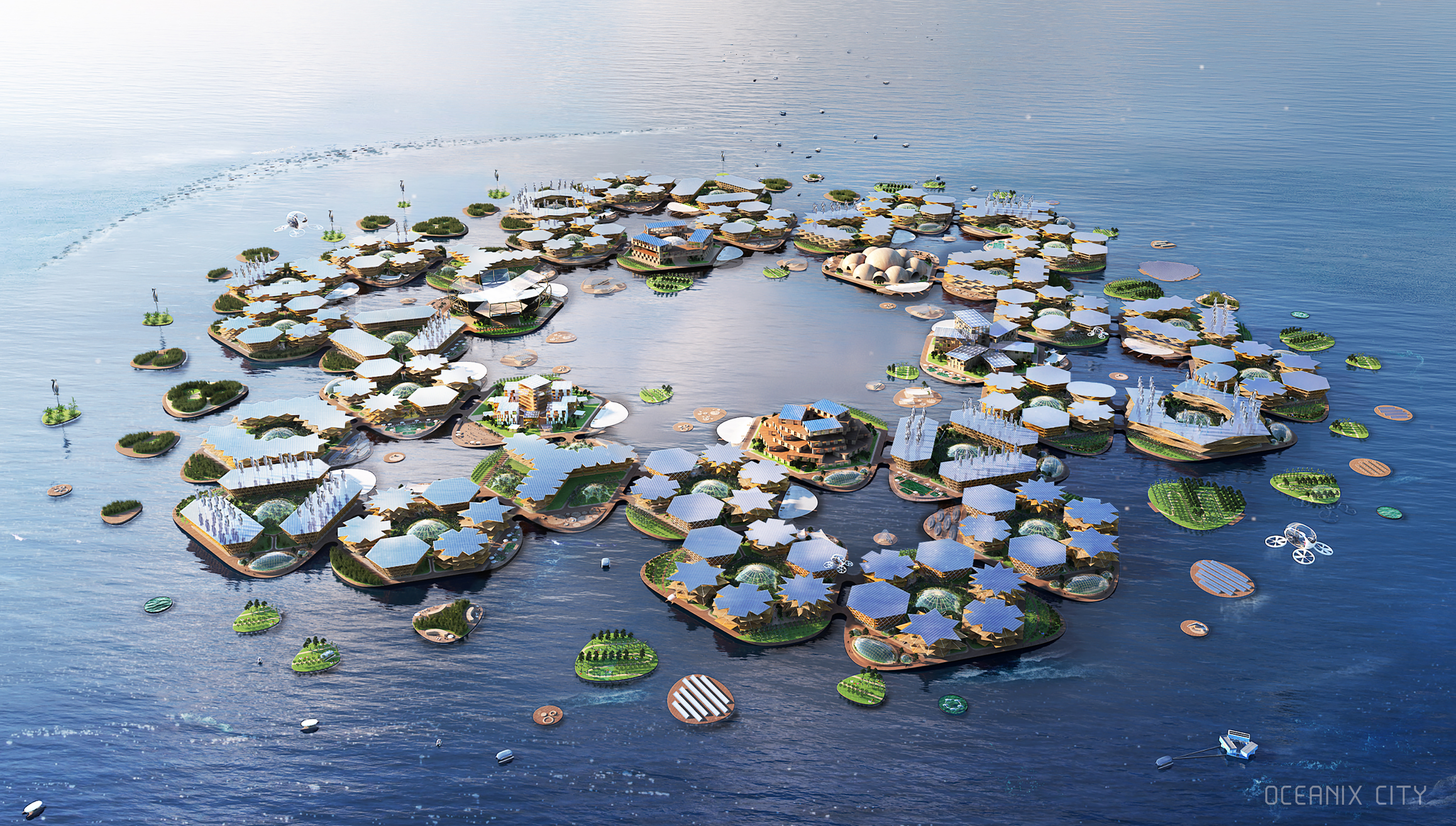 UN-Habitat and partners unveil OCEANIX Busan, the world’s first prototype floating city