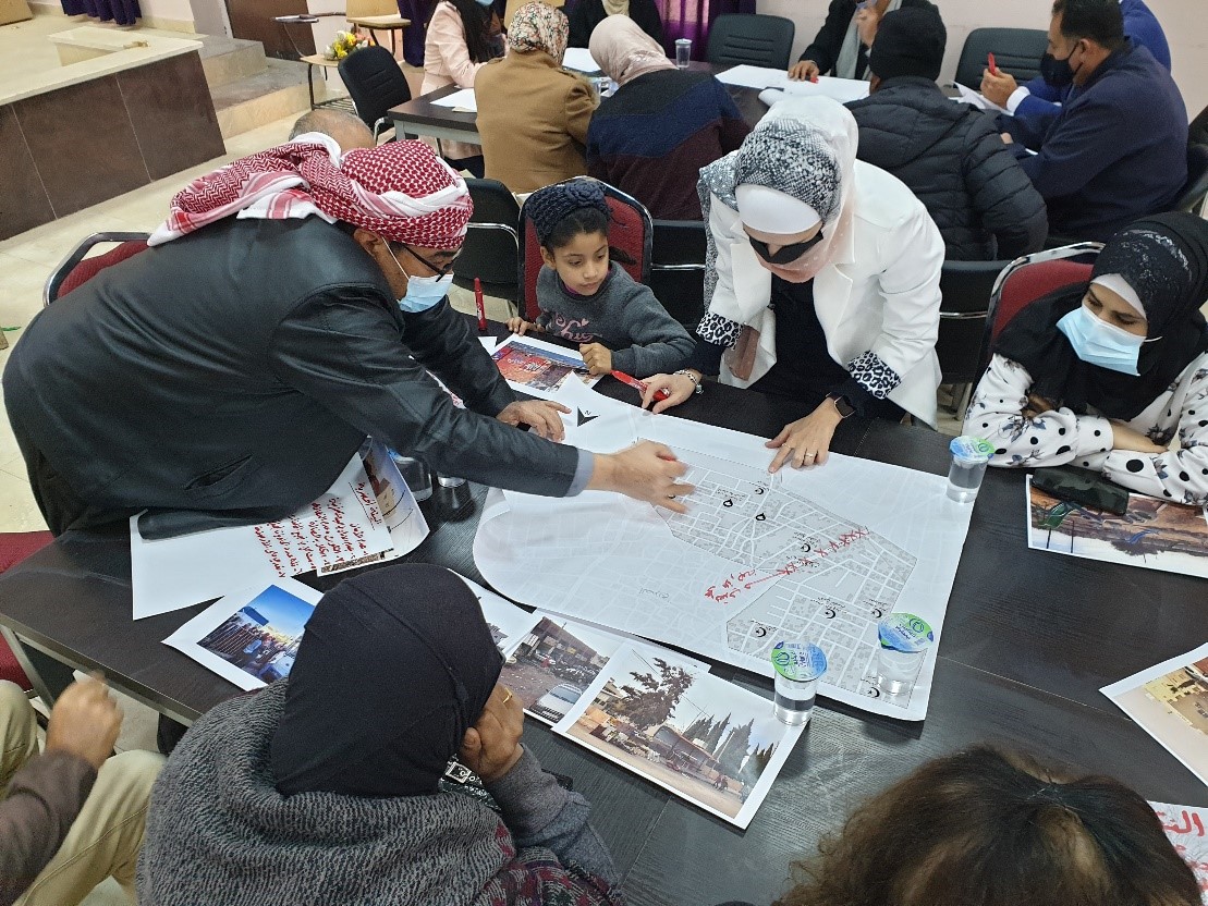 Validation workshop with the Al Afrah neighbourhood residents 