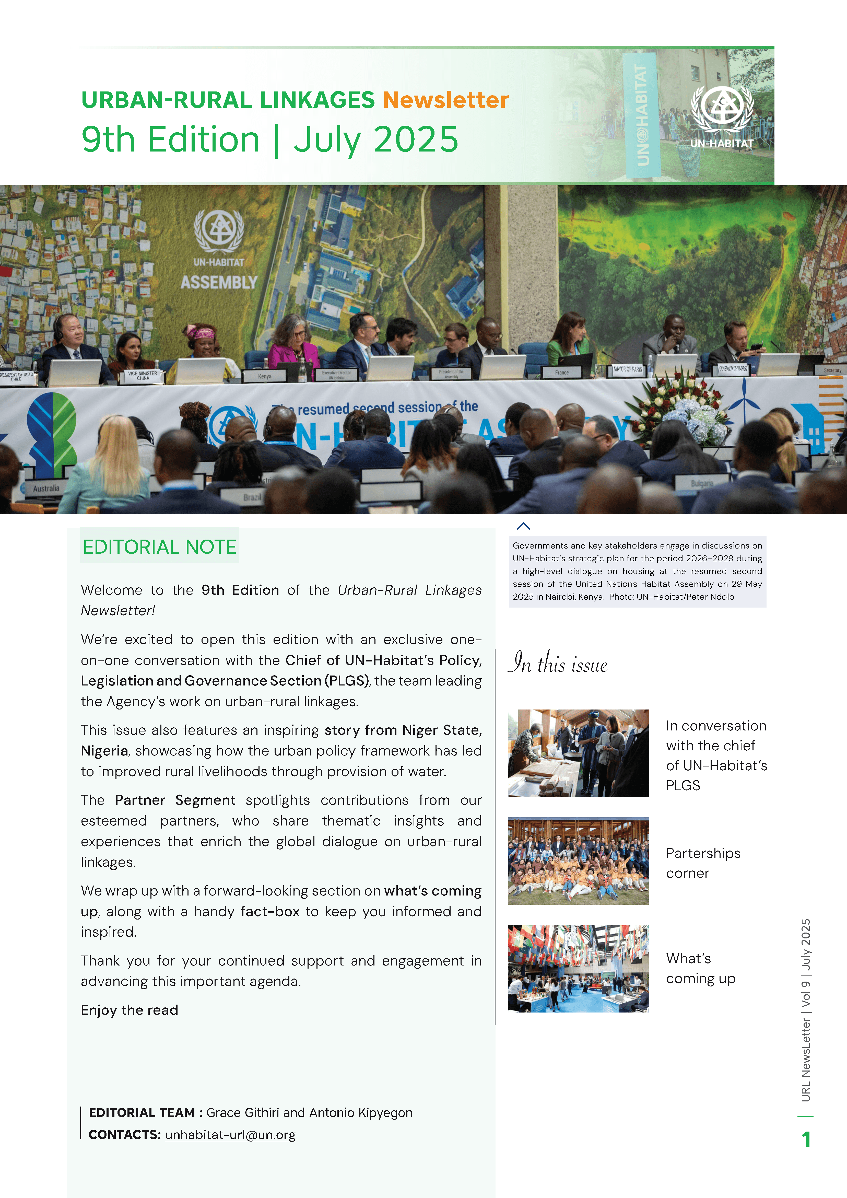URL Strategic Positioning + expanding knowledge and advocacy Edition 9 July 2025