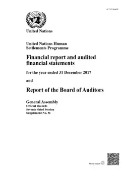 2017 UN-Habitat Audited Financial Statements cover image