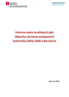 Informe sobre localització dels Objectius de Desenvolupament Sostenible (ODS) 2030 a Barcelona