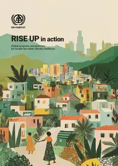 Cover of the UN-Habitat report called RISE UP in action