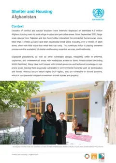 UN-Habitat Housing Initiatives in Afghanistan - Selected Projects