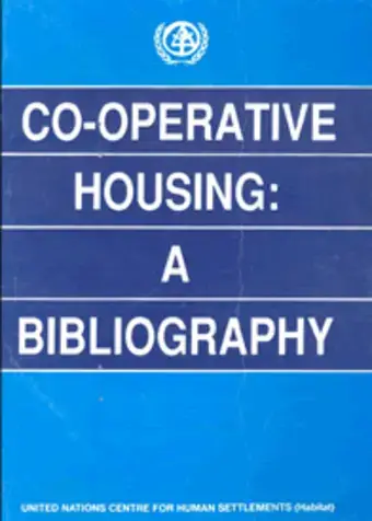 Co-operative Housing A Bibliog