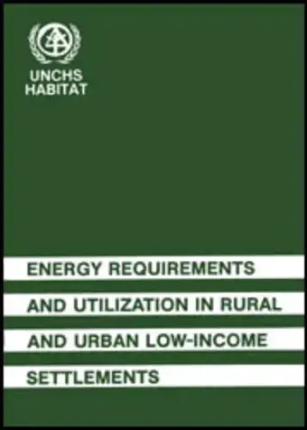 Energy Requirements And Utiliz