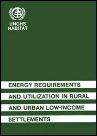 Energy Requirements And Utiliz