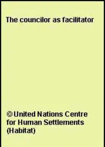 The Councillor As Facilitator