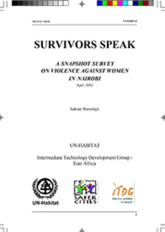 Survivors Speak A snapshot sur
