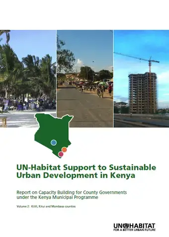 UN-Habitat Support to Sustaina