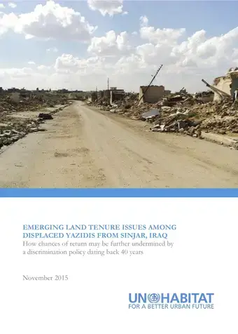 Emerging Land Tenure Issues among Displaced Yazidis from Sinjar, Iraq - Cover image
