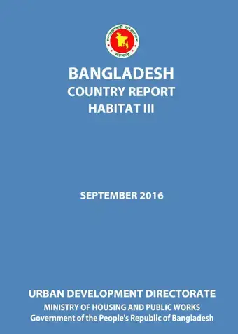 Bangladesh Habitat III Country Report Cover-image