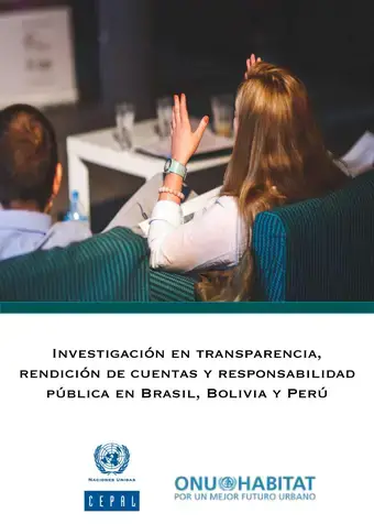 Investigación en Transparencia, Rendición de Cuentas y Responsabilidad Pública en Brasil, Bolivia y Perú - Cover image