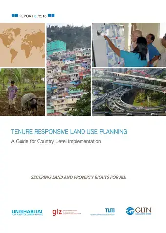 Tenure responsive land use planning - Cover image