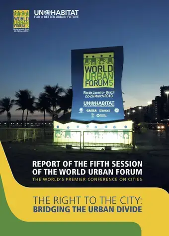 World Urban Forum 5 Report - Cover image