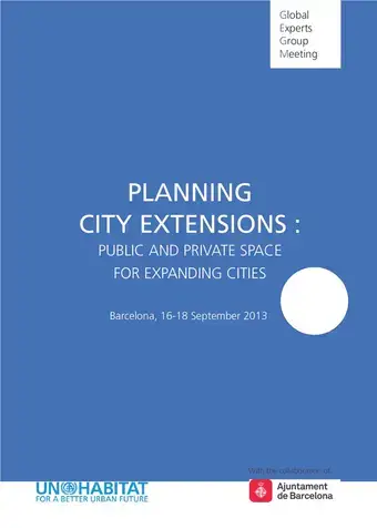 Planning City Extensions: Public and private space for expanding cities - Cover image