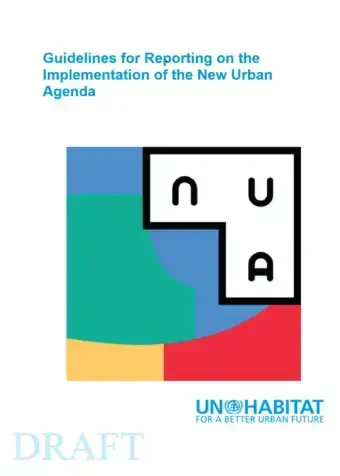 Guidelines for Reporting on the Implementation of the New Urban Agenda cover image