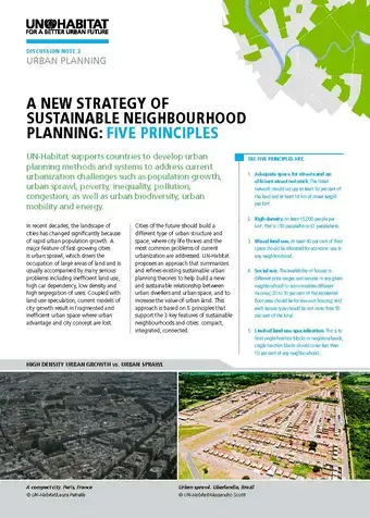 Five principles of Neighbourhood Design 