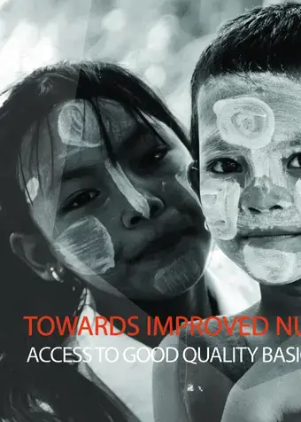 Towards Improved Nutrition – Access to Good Quality Basic Services (Photo Book) - Cover