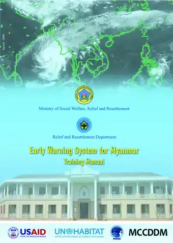 Early Warning System for Myanmar (Training Manual) - cover