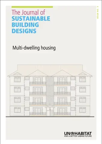 The Journal of Sustainable Building Design. Issue 3: Multi-dwelling Housing-cover