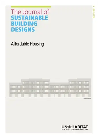 The Journal of Sustainable Building Design. Issue 4: Affordable Housing-cover