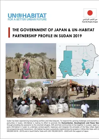 The Government of Japan & UN-Habitat Partnership Profile in Sudan 2019 - cover