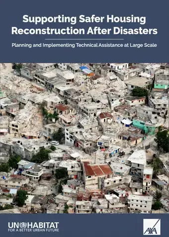 Supporting Safer Housing Reconstruction After Disasters - Planning and Implementing Technical Assistance at Large Scale - cover