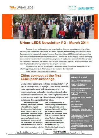 Urban-LEDS I Newsletter #2