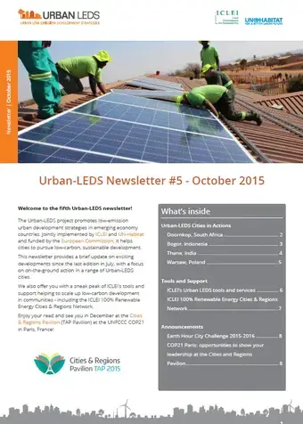  Urban-LEDS I Newsletter #5