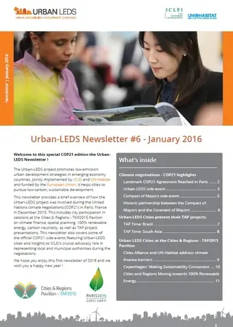  Urban-LEDS I Newsletter #6