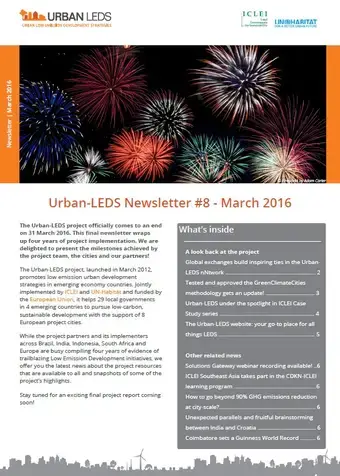 Urban-LEDS I Newsletter #8