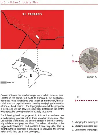  Urban Development Initiative (UrDI) For the Canaan Area of Port-Au-Prince, Neighbourhood Plan: Canaan V, 2016