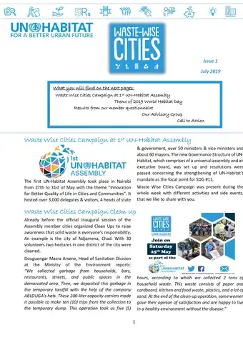 Waste Wise Cities Campaign Newsletter 1