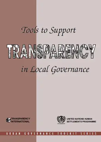 Tools to Support Transparency in Local Governance 